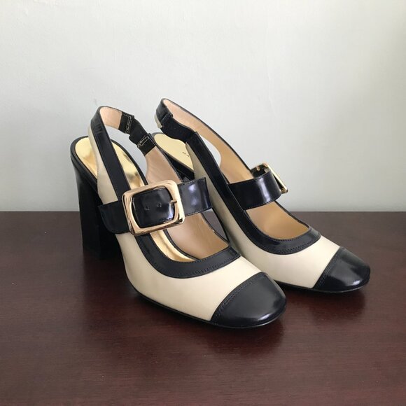 Marc by Marc Jacobs | Colorblock Slingback Pumps - Picture 1 of 12